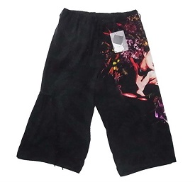 ヨウジヤマモト ブラックスキャンダル HH-P54-249 19SS Gather Drawstring Pants Print A 画像