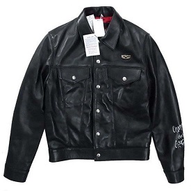 コムデギャルソン × ルイスレザー 2019AD KZ-J010 トラッカー レザージャケット 画像