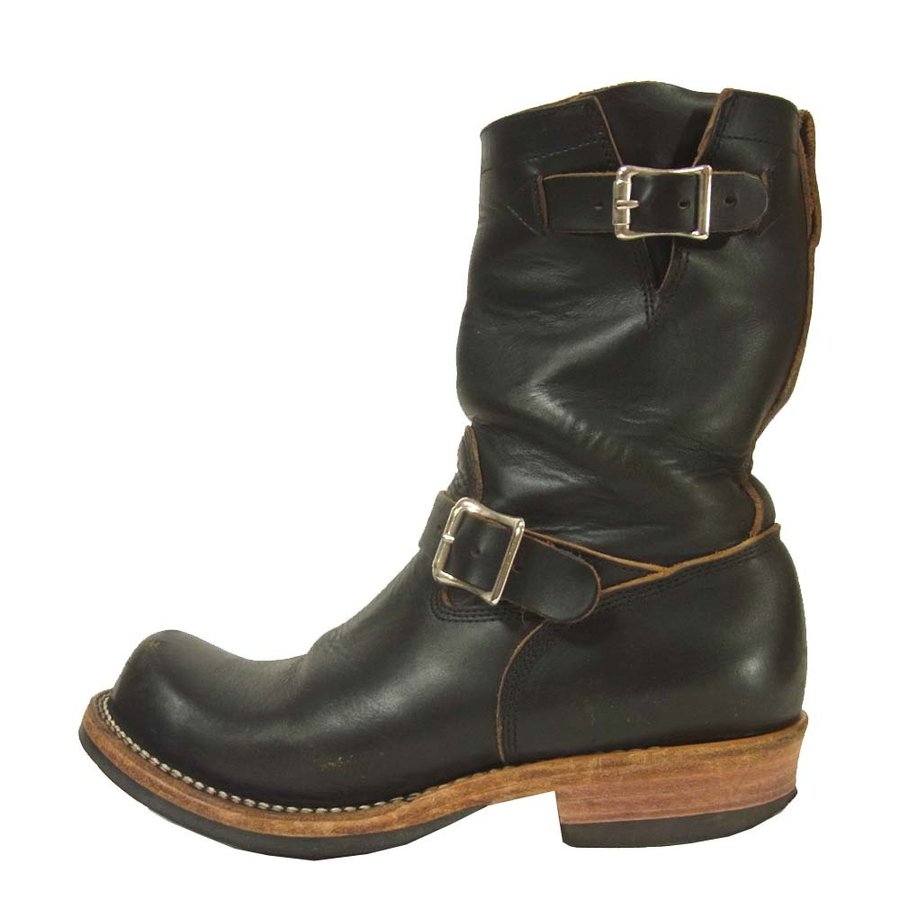 ヴァイバーグ ENGINEER BOOT CHROME EXCELクロムエクセル エンジニアブーツ ブラック系 画像