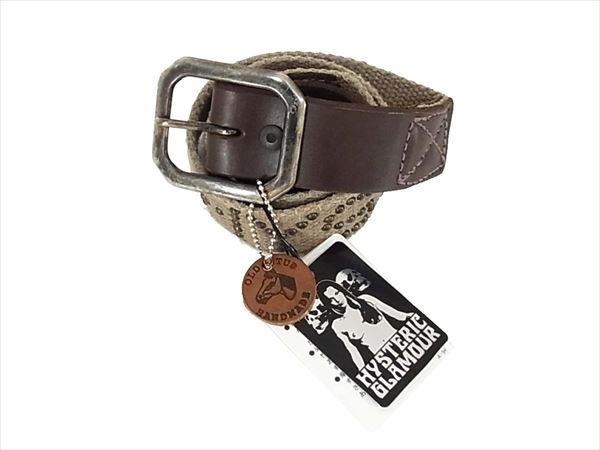ヒステリックグラマー新入荷情報!スタッズ付き加工ベルト