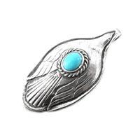 ゴローズ 銀縄ターコイズ付 イーグルスプーン ペンダントトップ 画像
