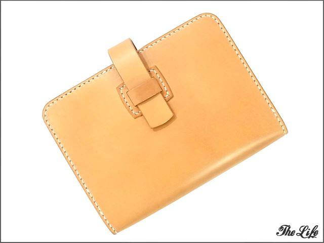 ビーズ屋公ちゃん サドルレザー システム手帳 きなり カバー ケース 純正巾着袋付属 