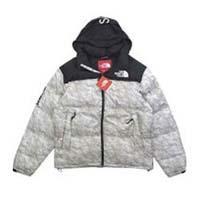 19aw Paper Print Nuptse Jacket