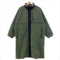 ノースフェイス × HYKE ハイク 19AW Tech boa coat テック ボア ロング コート 画像