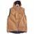ティラック Ventile Hood Vest ベンタイル フード シナモンカラー ベスト ジレ ベージュ系 画像