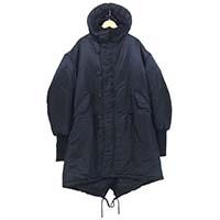 ワイスリー ロング袖リブ 裏地キルティング オーバーサイズ ナイロンコート 画像