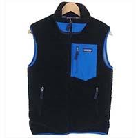 パタゴニア クラシック レトロ X フリース ベスト ブラック系 画像