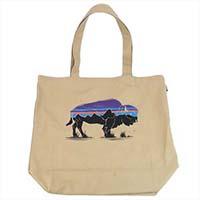 パタゴニア 15年 キャンバス 牛 プリントトートバッグ 画像