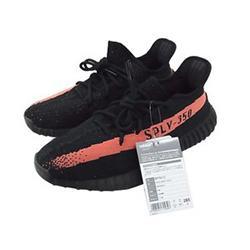 YEEZY BOOST 350 V2 ブラック×レッド BY9612 画像
