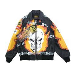 シュプリーム ×バンソン VANSON Leathers Ghost Rider Jacket 画像