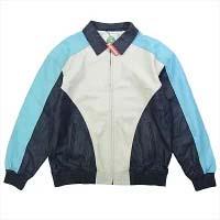 シュプリーム ジャケット 18SS Studded Arc Logo Leather Jacket 画像