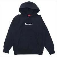 シュプリーム トップス 19SS Swarovski Box Logo Hooded Sweatshirt ブラック系 画像