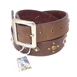 visvim 15SS STUDDED BELT BISON画像