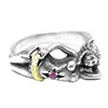 ワコマリア NUDE RING(SILVER/18K/RUBY) 画像