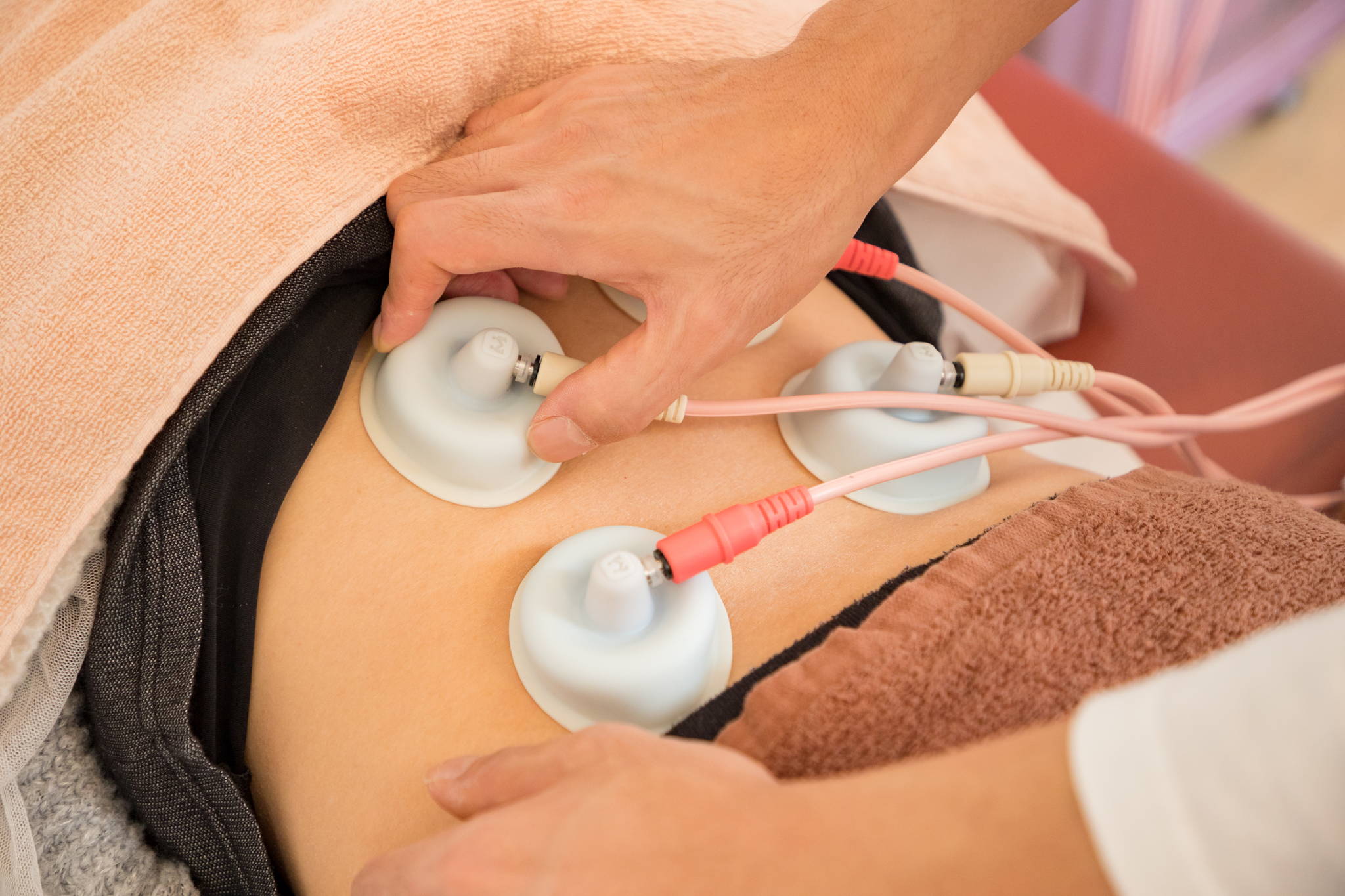 干渉波 筋肉を収縮させポンピング作用によって血流促進