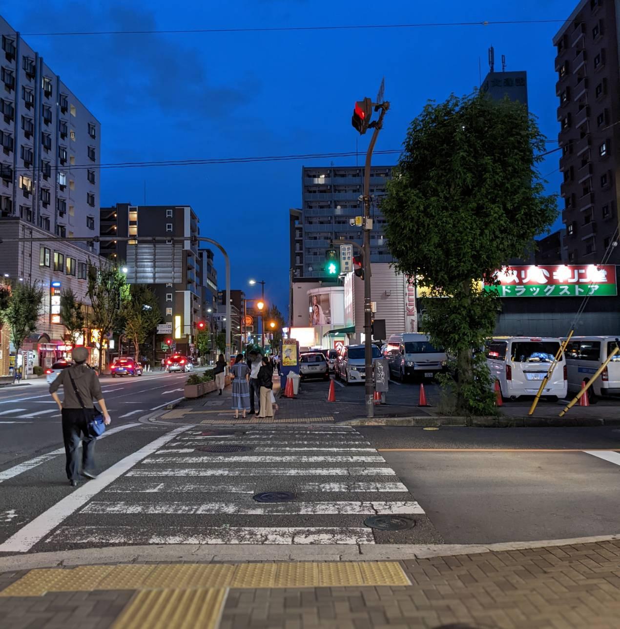 江坂駅からの順路