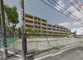 藤が丘複合　建築前更地状態