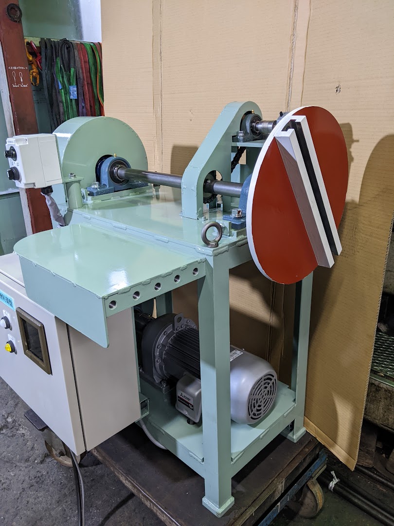 コイル巻取装置の各パーツには色々な工夫・技術を詰め込んでいます!