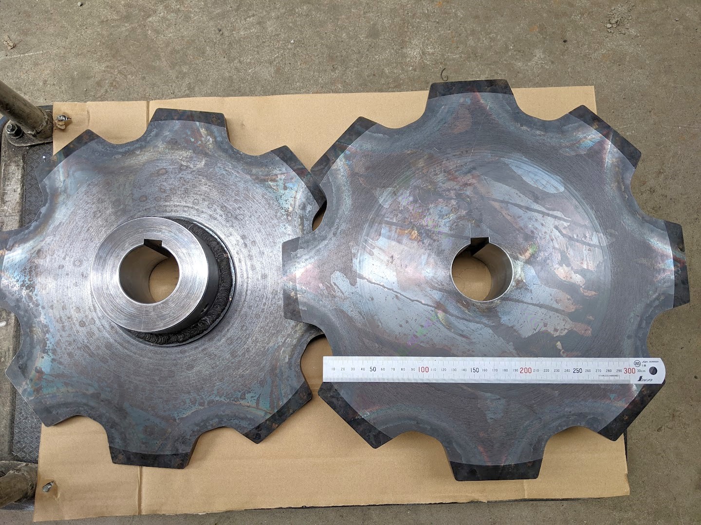 コンベアチェーン用スプロケットホイールを図面なしの状態から製作