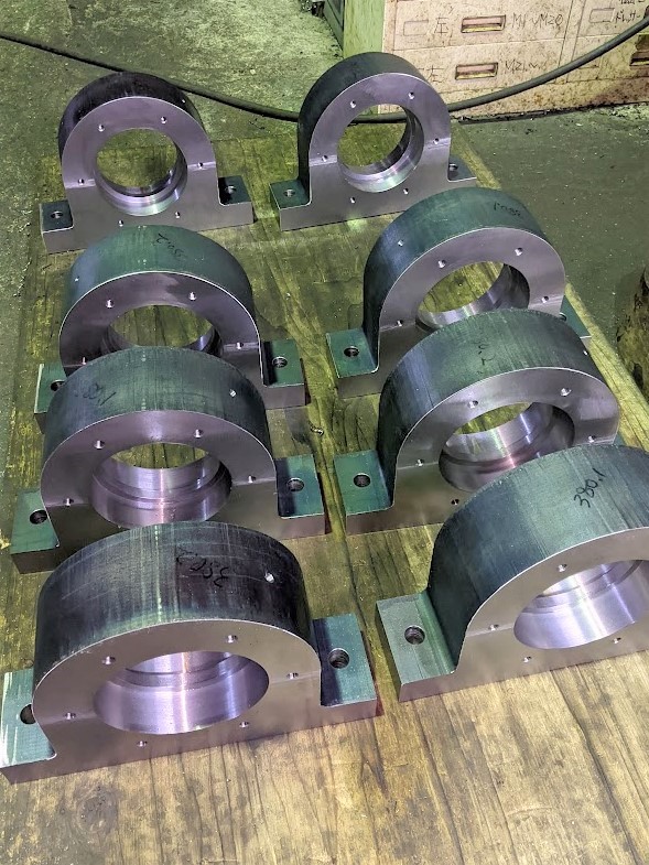 製鉄関係の工場で使われている軸受。現代社会の基礎作りを微力ながら支えられている事に誇りを感じます。