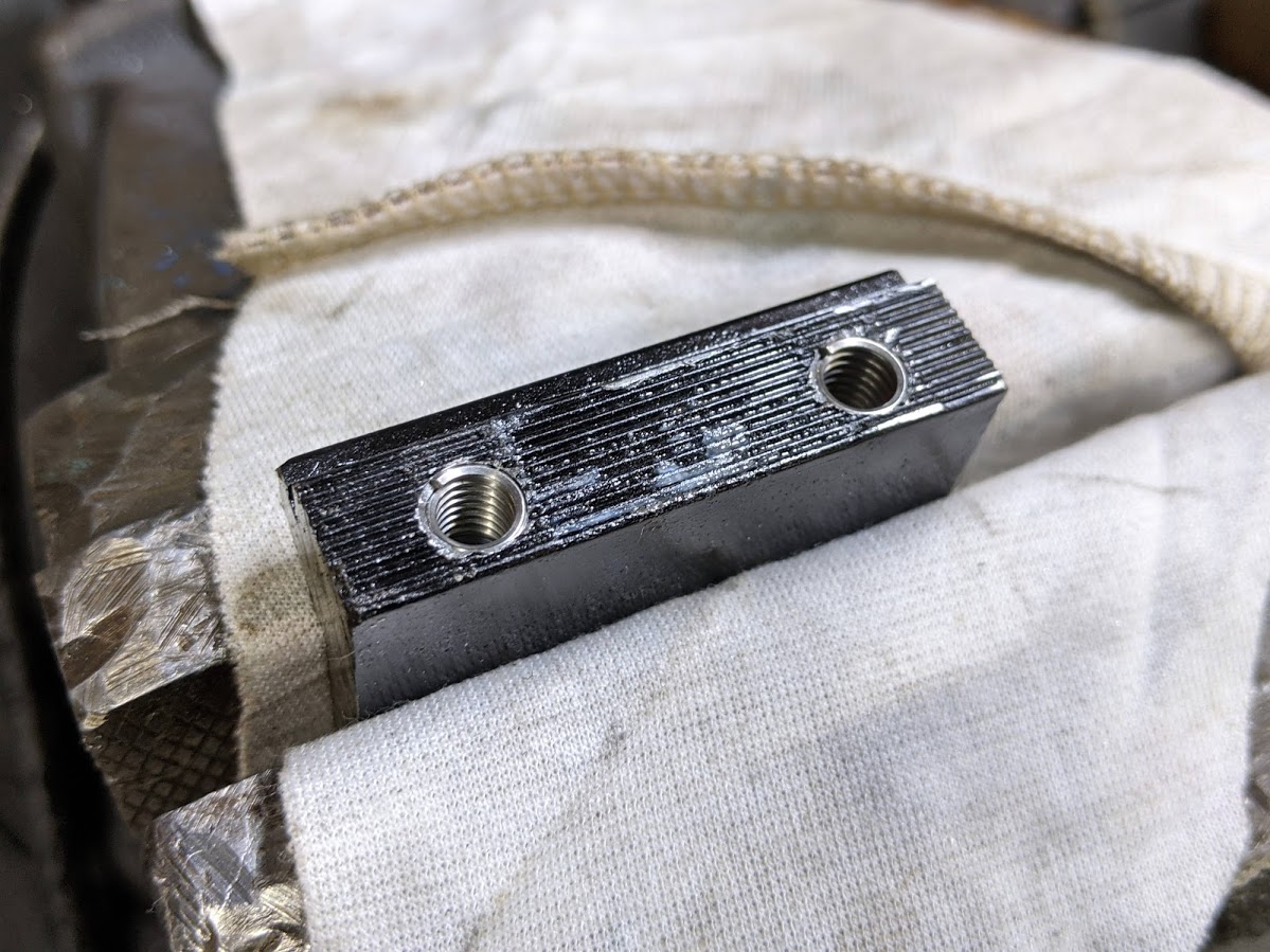 4か所全てにM6ヘリサートコイル挿入完了!