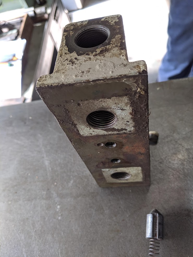 マニホールドの分岐を確認。