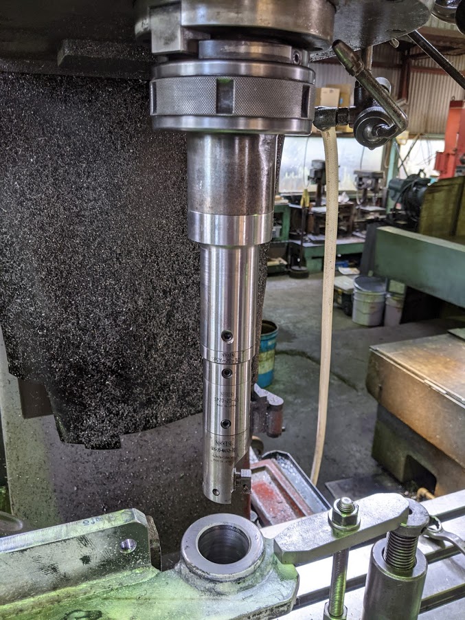 ニッケンのボーリングバーを組み合わせて穴クリに挑戦します!