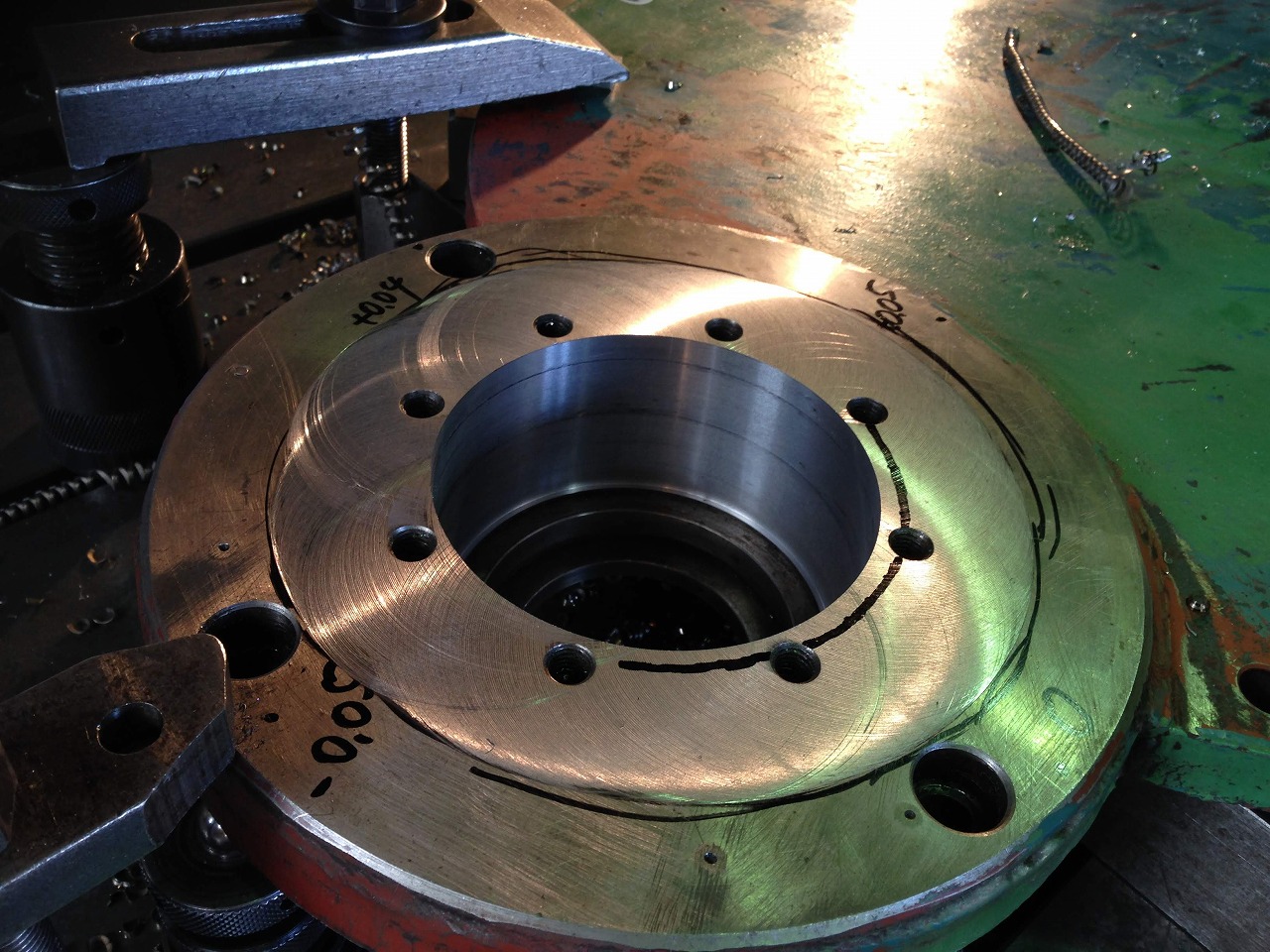 ベアリング径のサイズアップ化修正加工完了。