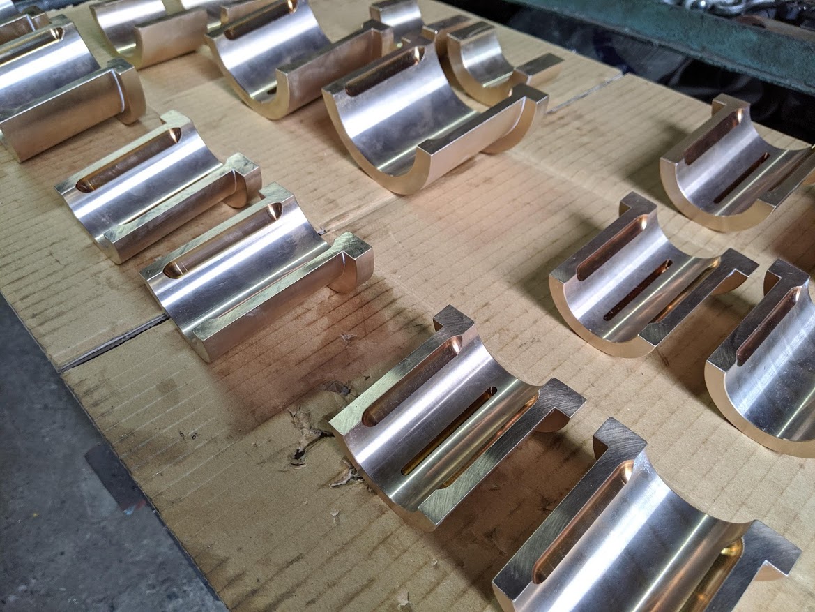 砲金(LBC3)のはんだ付け前の状態。前準備まで順調に完了です!