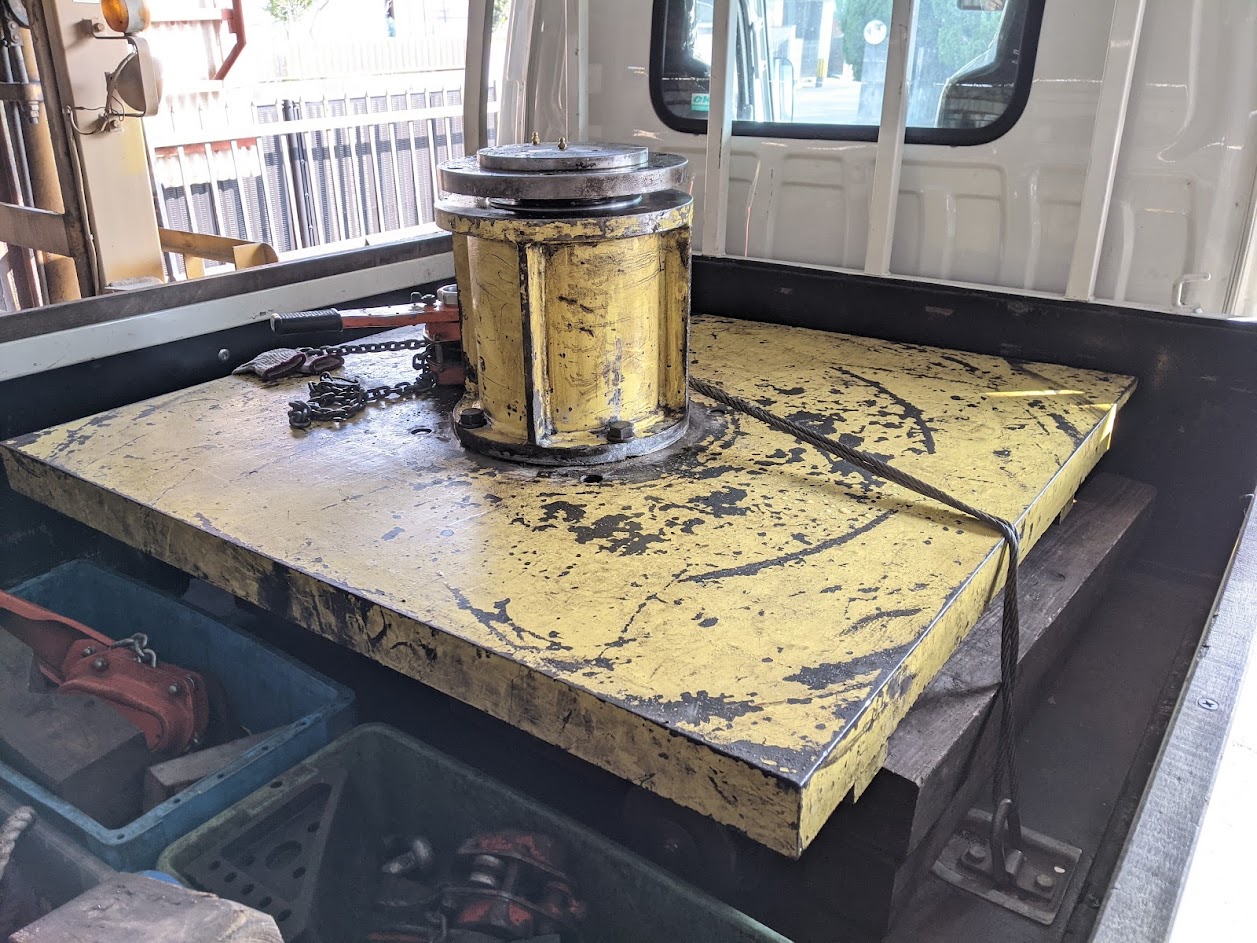 色々と修理箇所があったエアーシリンダー台車が遂に納品できました！