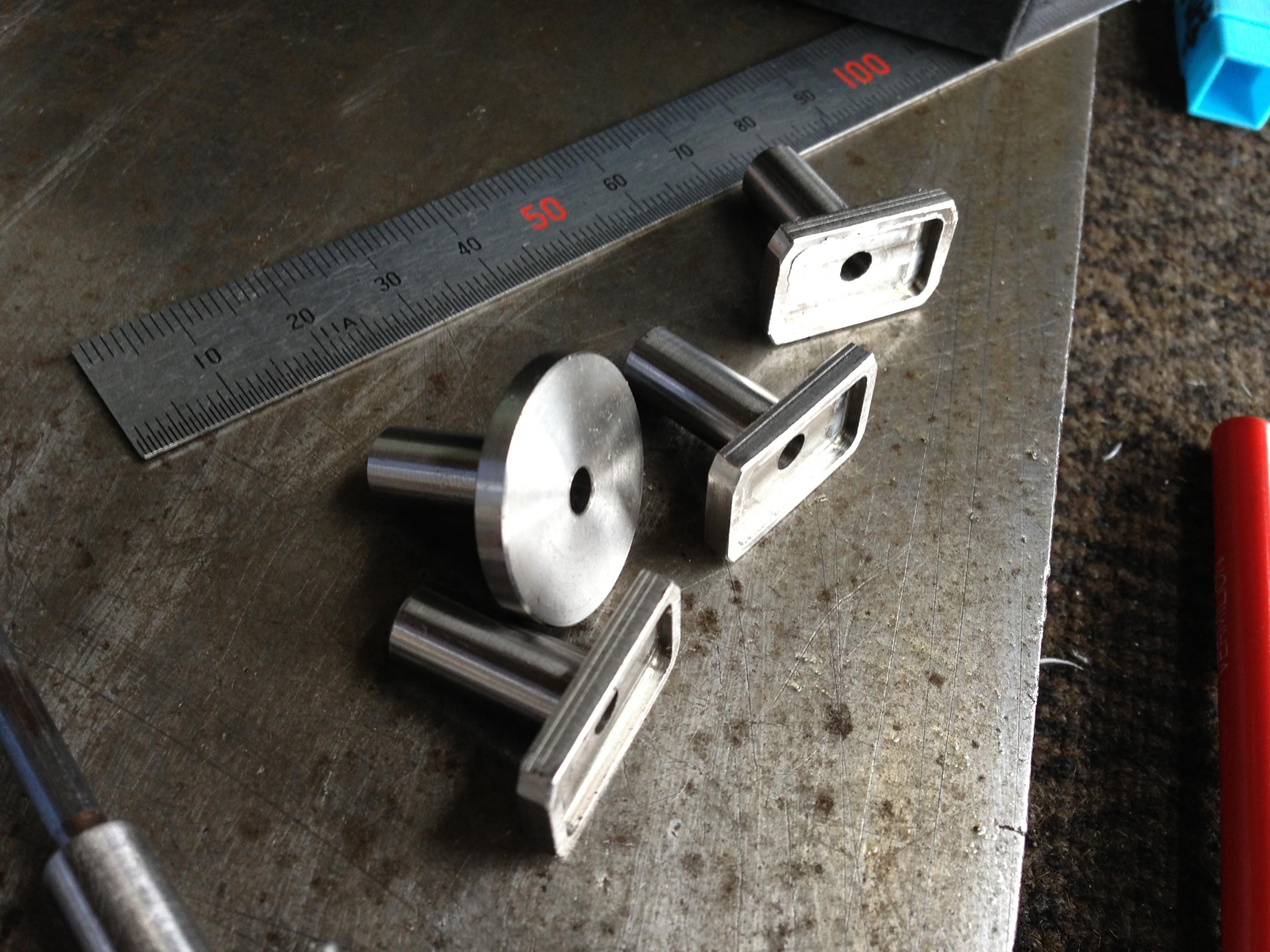 食品製造機械に使用される部品。