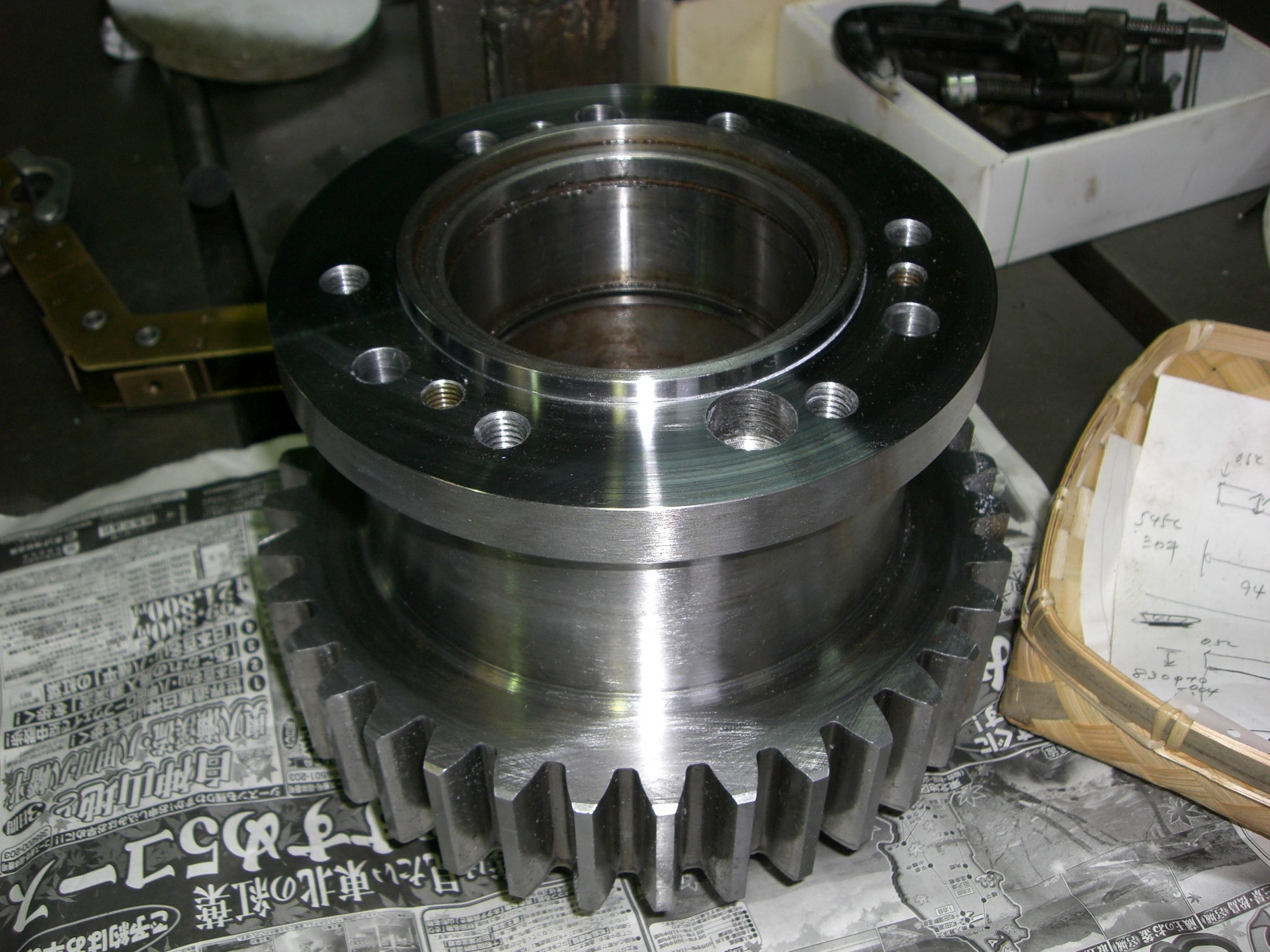 特殊な歯車製作。