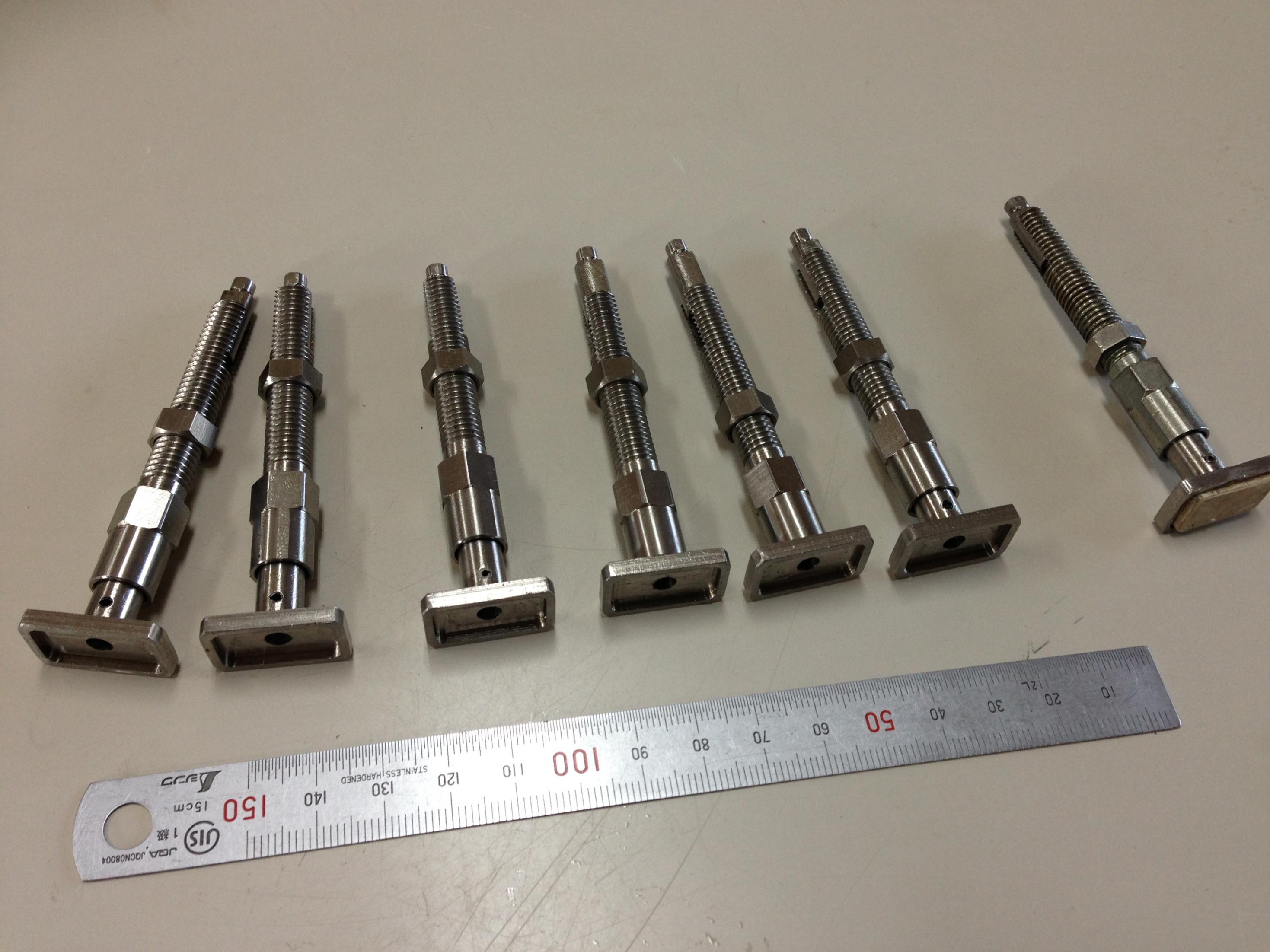 食品製造機械に使用される部品。