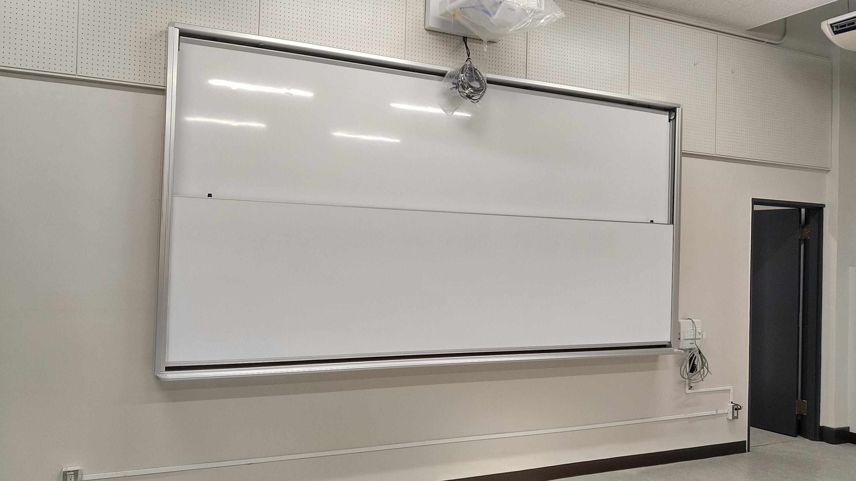 上下白板 ホワイトボード 幅2700 高さ1800 学校用