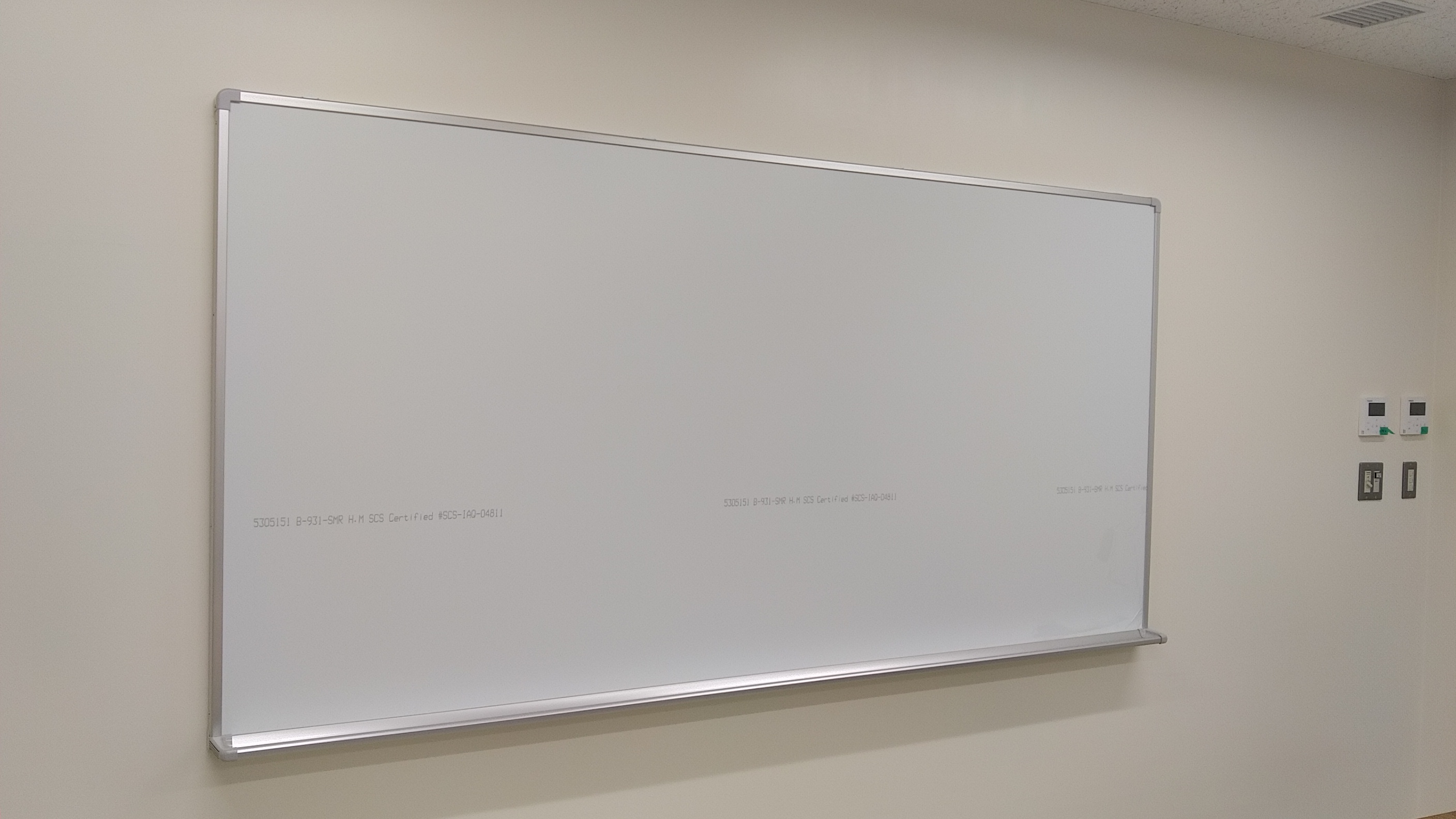 ホーローホワイトボード　2400&times;1200