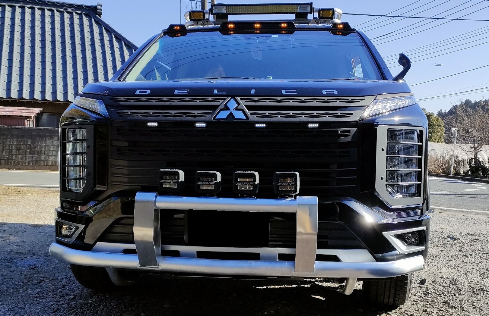 デリカD5 autoflags DELICA PRO SHOP バンパー オートフラッグス製