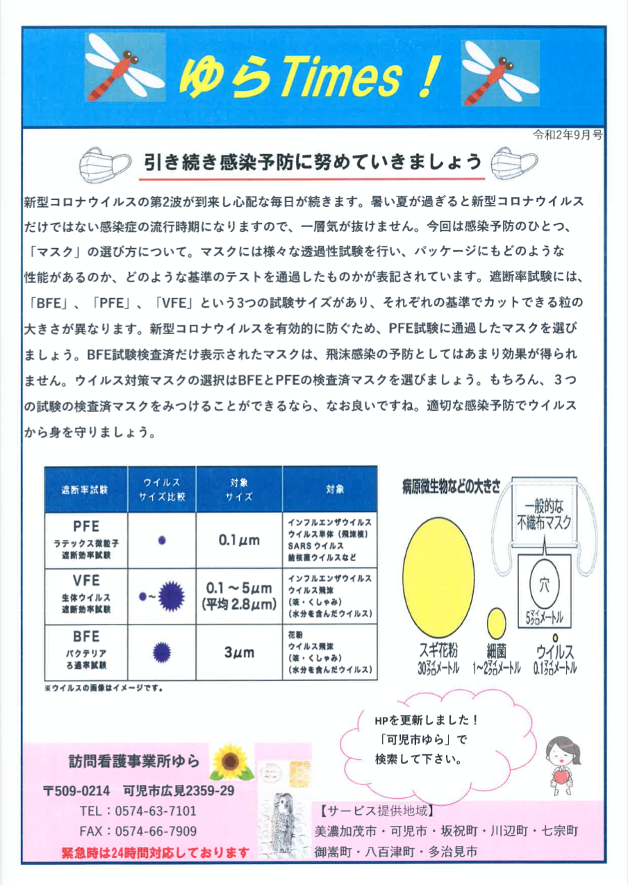 ゆらタイムズ2020年9月号