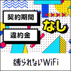 縛られないWiFi　WiMAX＋5G
