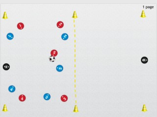 切り替え 守 攻 の指導案 シェアトレ サッカーの練習動画が満載