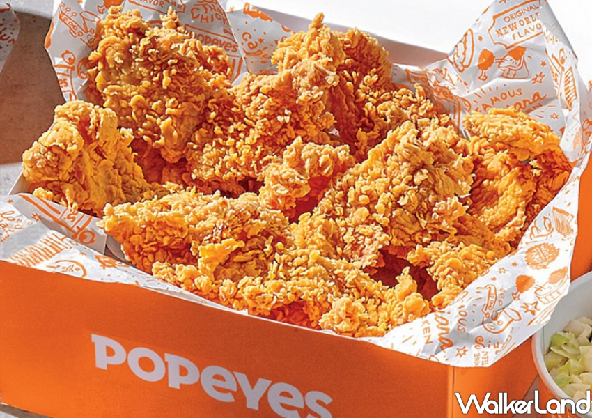 Popeyes炸雞台北/ WalkerLand窩客島整理提供 未經許可不可轉載。