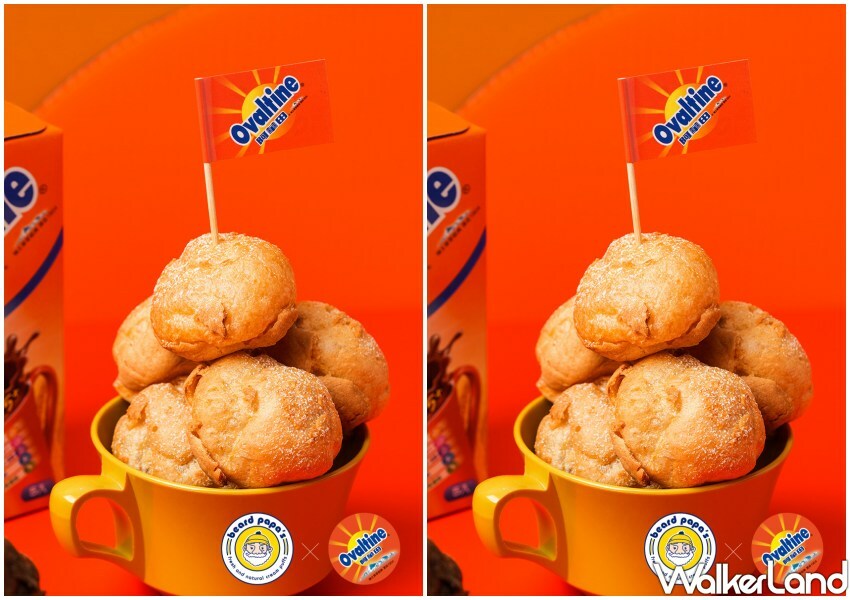 beard papa’s 阿華田泡芙 / WalkerLand窩客島整理提供 未經許可不可轉載。