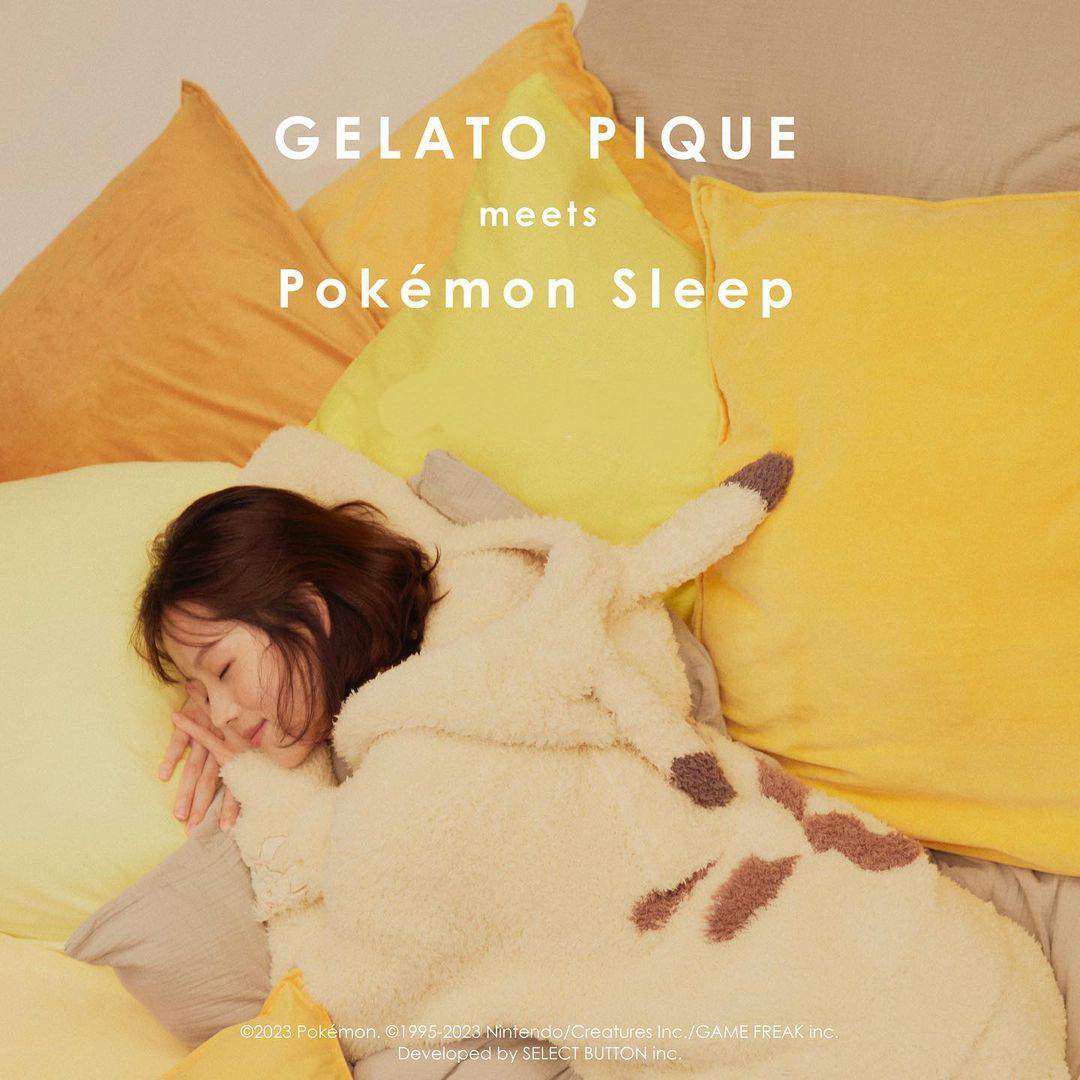 穿上秒變身超萌皮卡丘！gelato pique攜手「Pokémon Sleep」推聯名睡衣，發售日期、價格一次看