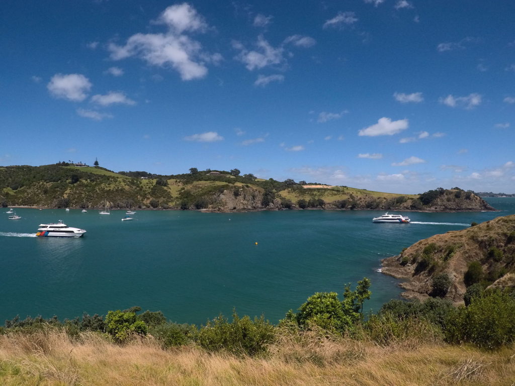 Waiheke Island walkways Walk 2 から見渡す海