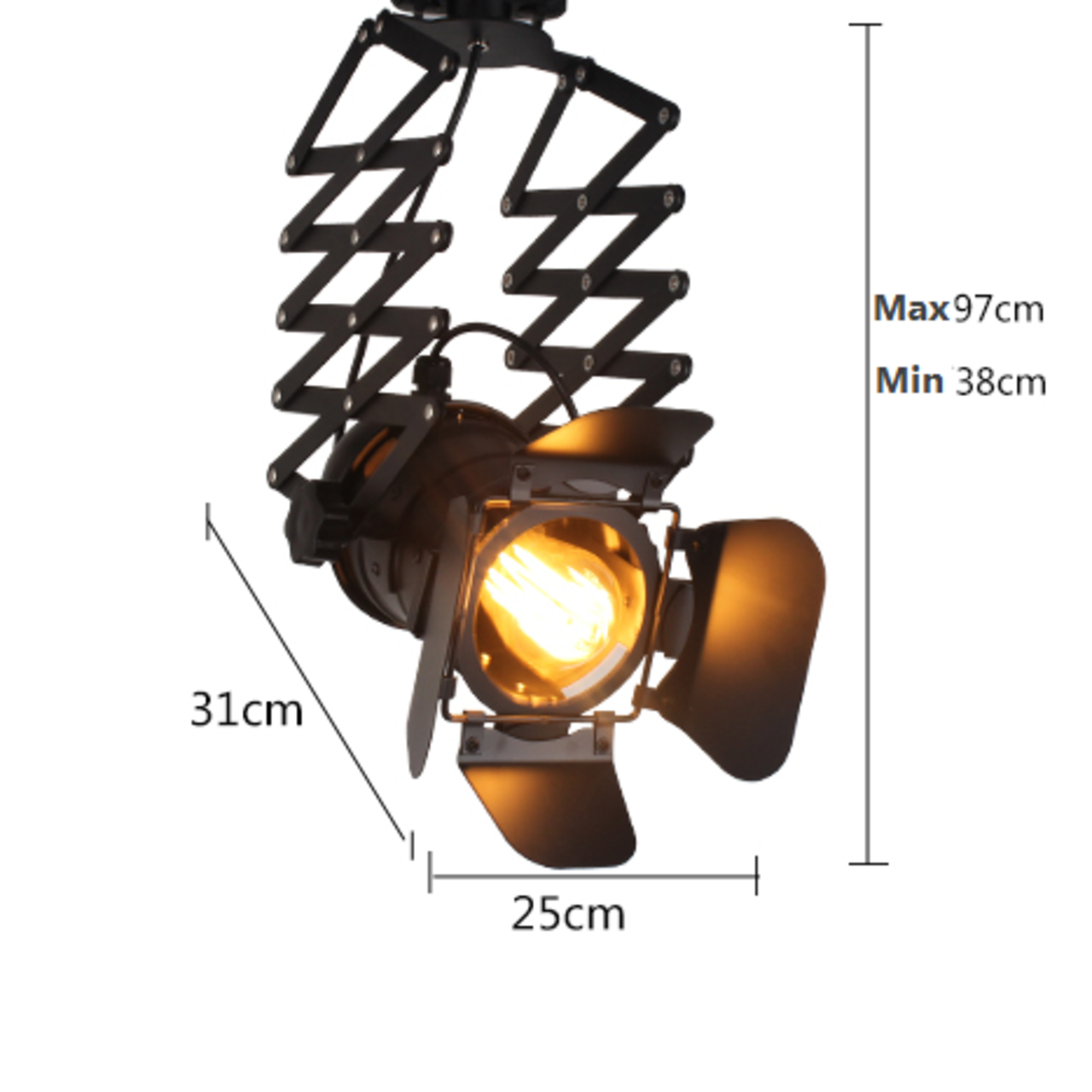 Vintage Loft Retro Industrial Style Pendant Light – ZW35