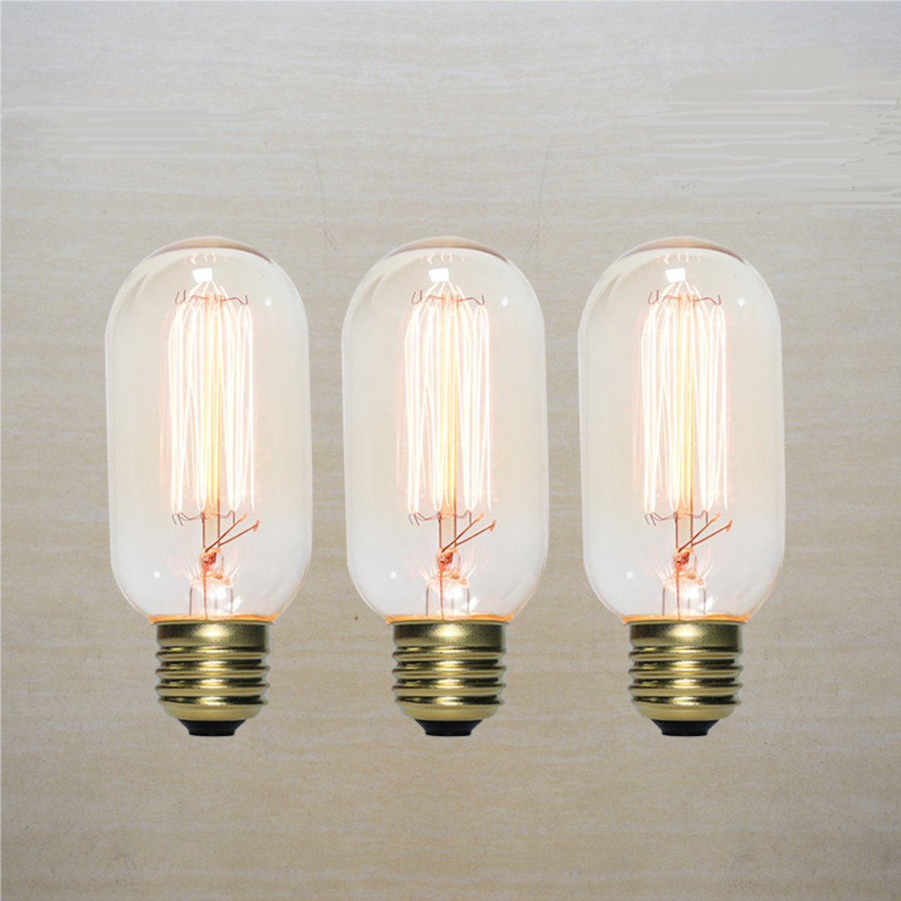 LED T45 Edison Tungsten Light Bulb - MZ12