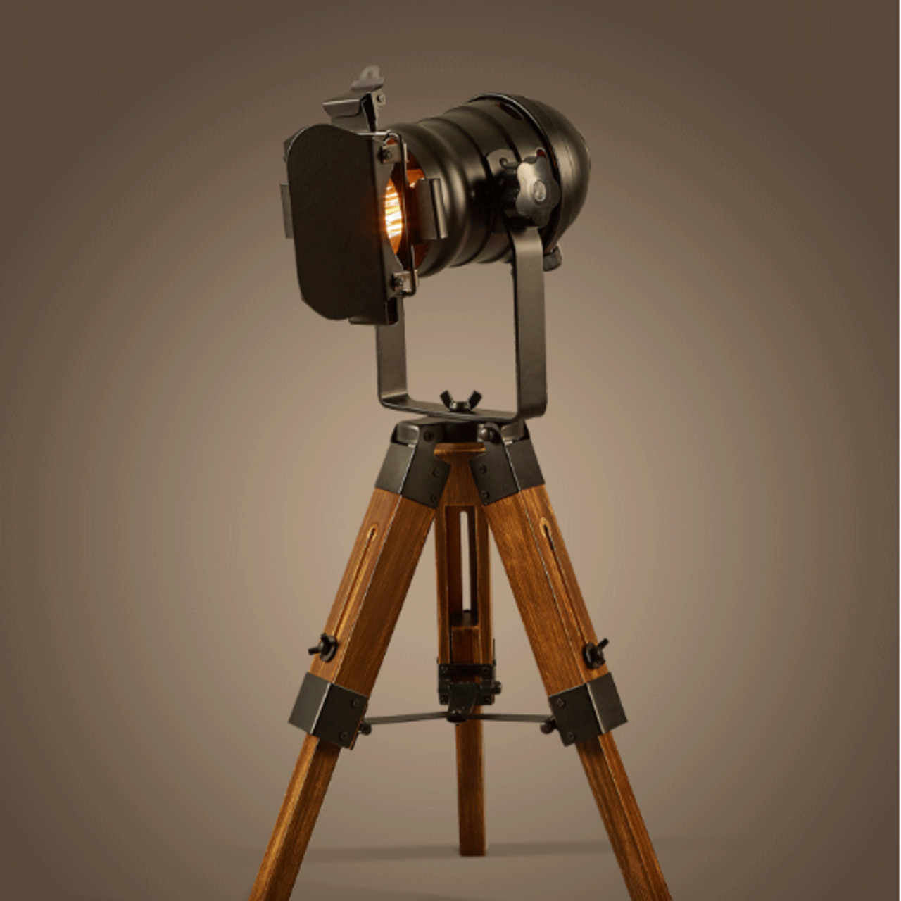 Vintage Loft Style Camera Shade Table Lamp - ZW38