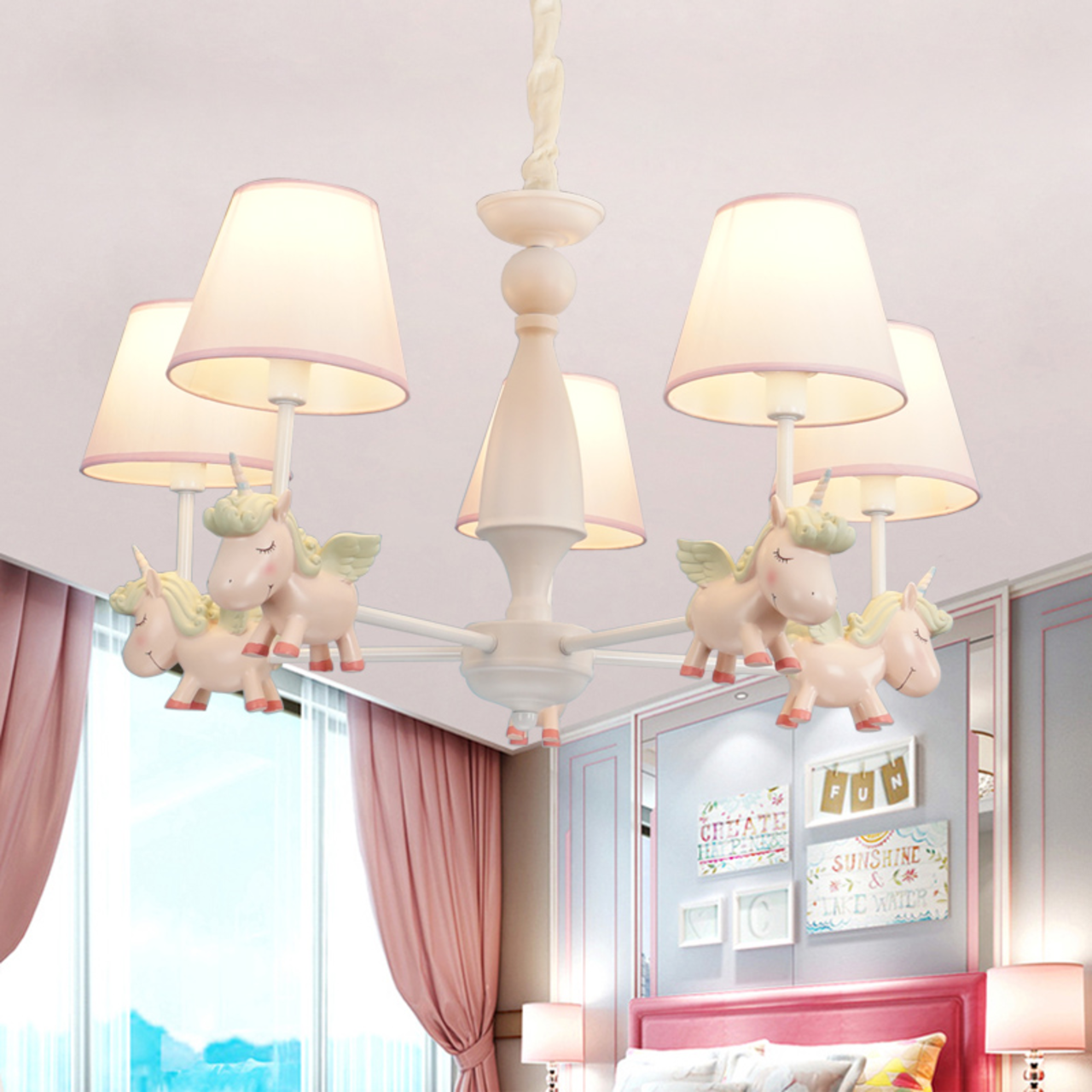 Unicorn Drum Shade Chandelier - DA09/DA10