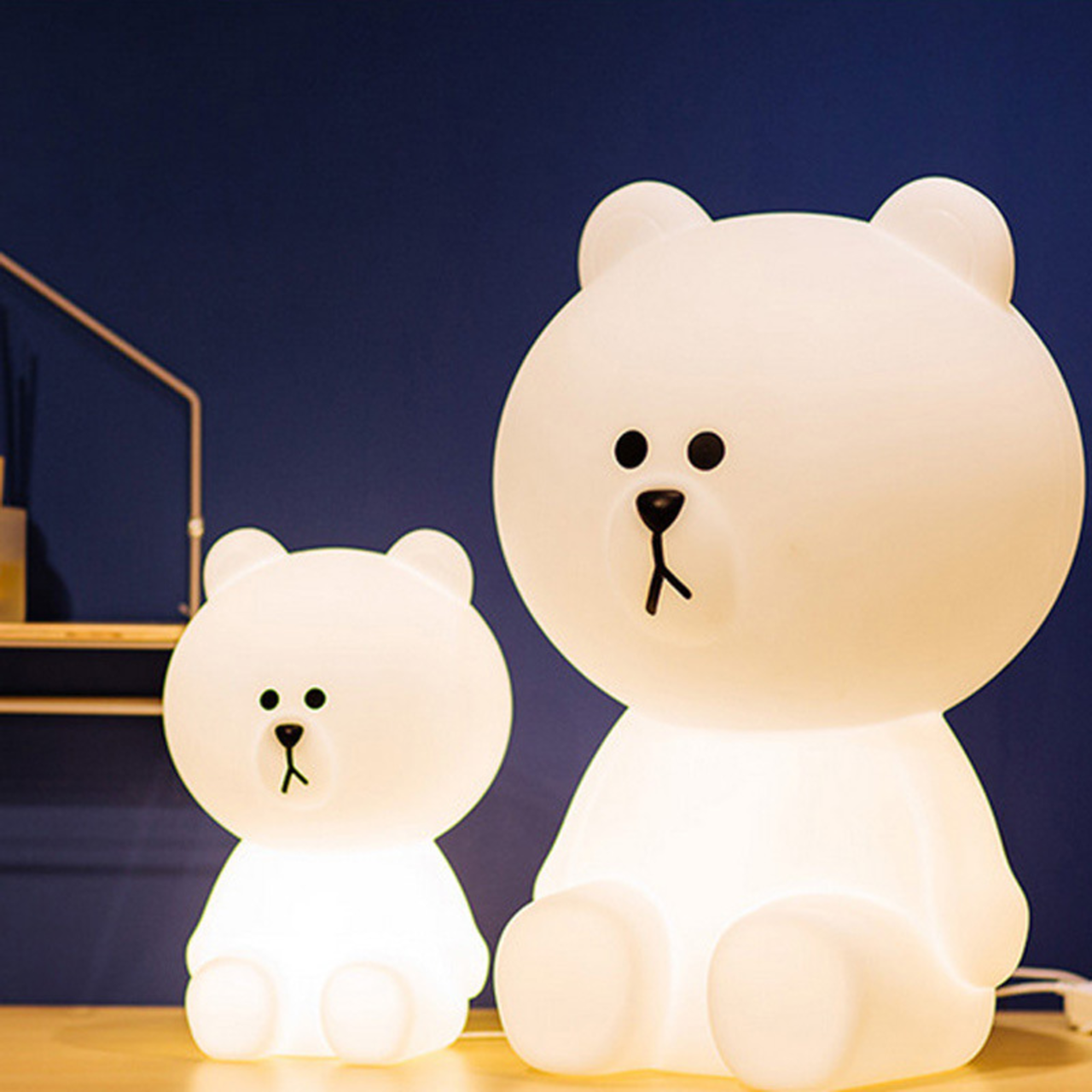 Line Brown Table Lamp - JT16