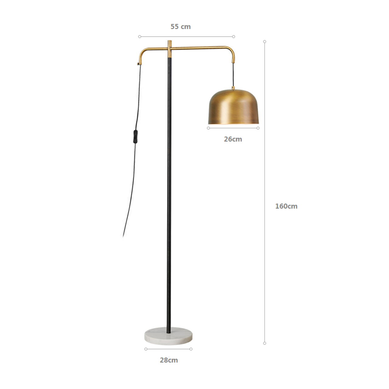 Post-modern Marble Floor Lamp - ML44/ML45/ML46