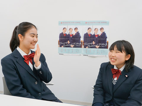 中高の差を感じさせない心の通わせ方を見せてくれたインタビュー風景